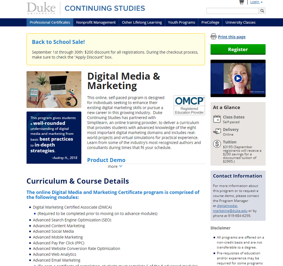 Digital Media and Marketing